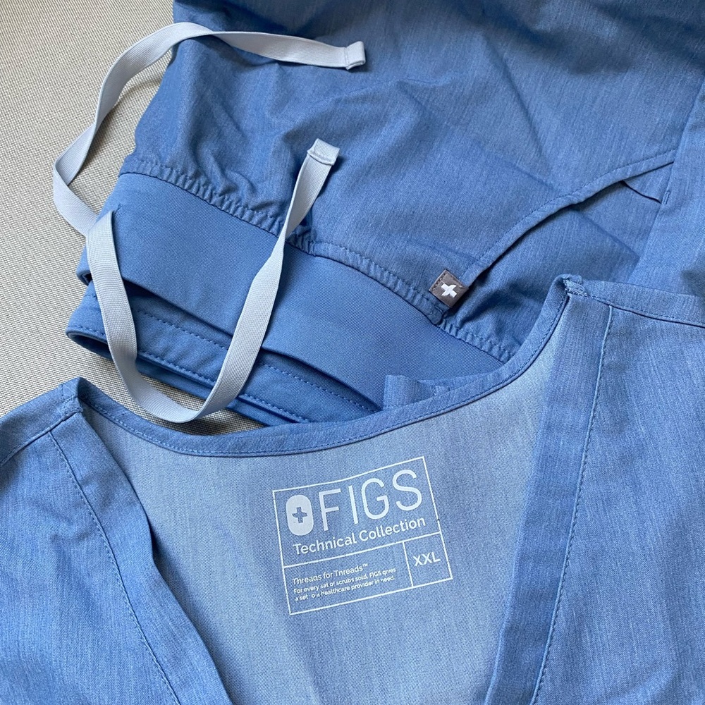 Figs scrub set -Heather Indigo